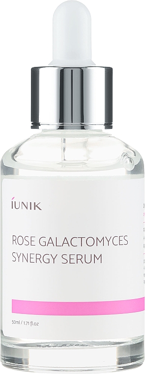 Feuchtigkeitsspendendes Gesichtsserum mit Rosenwasser und Galactomyces - iUNIK Rose Galactomyces Synergy Serum — Foto N2