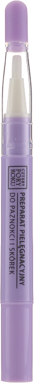 Creme zur Verzögerung des Nagelhautwachstums - Pharma CF Cztery Pory Roku Cuticle Pen Brush Preparat — Foto N2