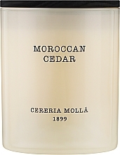 Düfte, Parfümerie und Kosmetik Cereria Molla Moroccan Cedar - Duftkerze Marokkanische Zeder
