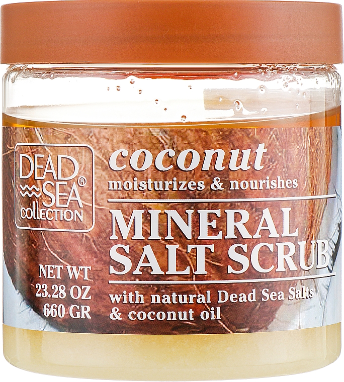 Körperpeeling mit Mineralien aus dem Toten Meer und Kokosöl - Dead Sea Collection Coconut Salt Scrub — Bild N1