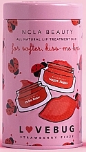 Düfte, Parfümerie und Kosmetik Lippenset - NCLA Beauty Lovebug Lip Care Value Set (Lippenpeeling 15ml + Lippenbalsam 10ml + Peeling-Bürste 1 St.)