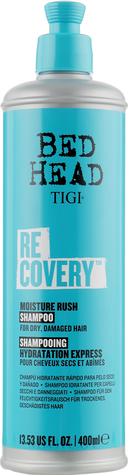 Shampoo für trockenes und strapaziertes Haar - Tigi Bed Head Recovery Shampoo Moisture Rush — Bild 400 ml