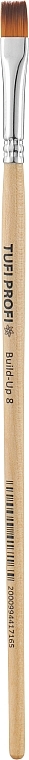 Gelpinsel flach №8 - Tufi Profi Premium Build-Up — Bild N1