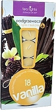 Düfte, Parfümerie und Kosmetik Teekerze Vanille 18 St. - Admit Tea Light Essences Of Life Candles Vanilla