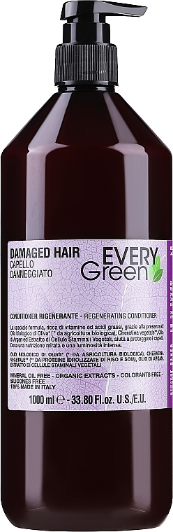 Regenerierende Haarspülung für geschädigtes Haar - EveryGreen Damaged Hair Conditioner — Bild N3