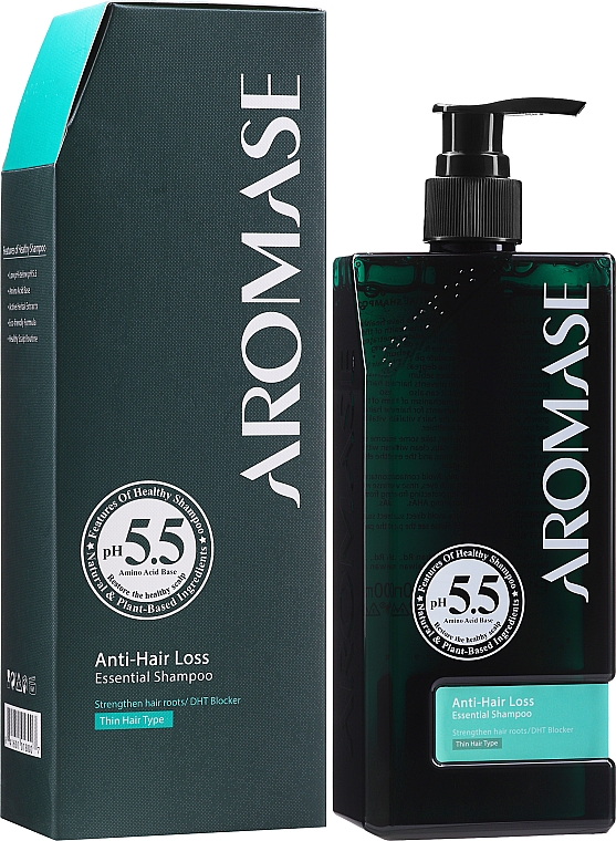 Shampoo gegen Haarausfall für dünnes und sprödes Haar - Aromase Anti-Hair Loss Essential Shampoo — Bild N4