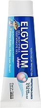 Kinderzahnpasta-Gel 7-12 Jahre mit Kaugummigeschmack - Elgydium Toothpaste Gel Junior Decay Protection 7/12 Years Old Bubble Aroma — Bild N1