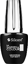 Mattierender Gel Nagelüberlack - Silcare Universal Top Matt — Bild N1