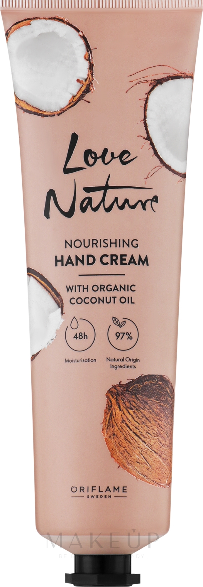 Pflegende Handcreme mit Bio-Kokosöl - Oriflame Love Nature Nourishing Hand Cream — Bild 150 ml