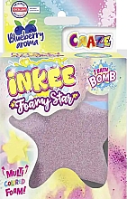 Badebombe Stern violett - Craze Inkee Foamy Star Bath Bomb — Bild N2