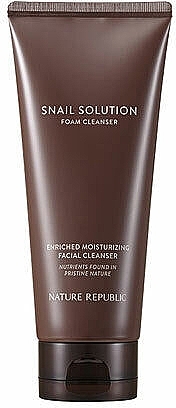 Gesichtsschaum - Nature Republic Snail Solution Foam Cleanser — Bild N1