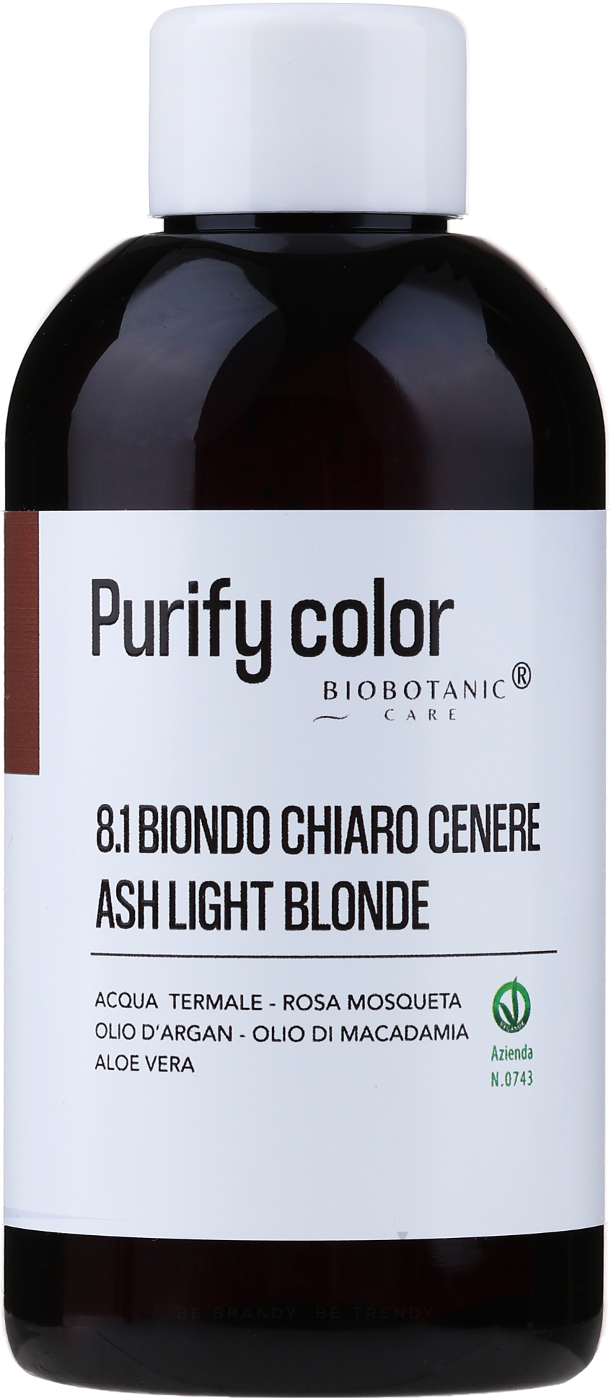 Haarfarbe mit pflegenden Ölen 150 ml - BioBotanic Purify Color — Bild 8.1 - Ash Light Blonde