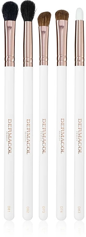 Dermacol Master Brush Rose Gold Eyeshadow Set  - Make-up-Pinselset 5-tlg. — Bild N2