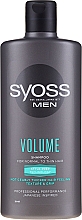 Düfte, Parfümerie und Kosmetik Volumen Shampoo für normales und dünnes Haar - Syoss Men Volume