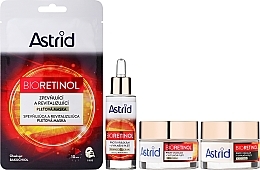 Set - Astrid Bioretinol Set (d/cr/50ml + n/cr/50ml + ser/30ml + f/mask/20ml) — Bild N2