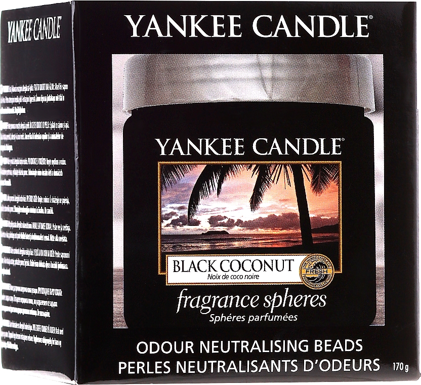 Duftsphäre mit Perlen Black Coconut - Yankee Candle Black Coconut Fragrance Spheres — Bild N1