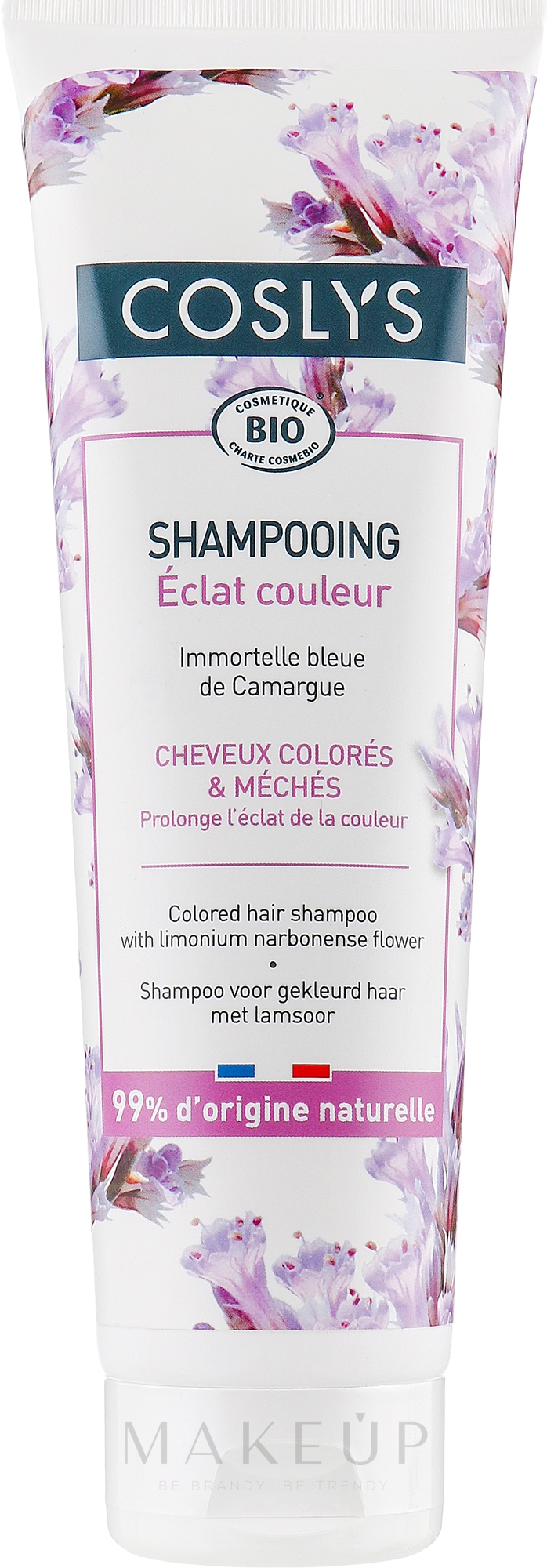 Shampoo für gefärbtes Haar mit Strandflieder - Coslys Shampoo for Colored Hair with Sea Lavender — Bild 250 ml