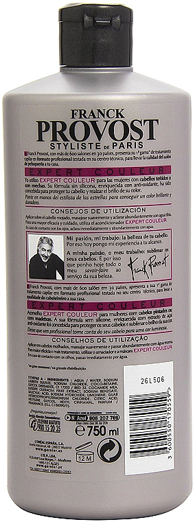 Farbschutz-Shampoo für coloriertes Haar - Franck Provost Paris Expert Couleur Shampoo — Bild N2