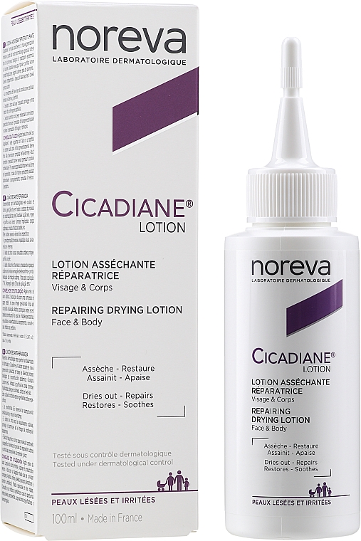 Regenerierende, beruhigende Gesichts- und Körperlotion - Noreva Cicadiane Repairing Drying Lotion — Bild N2