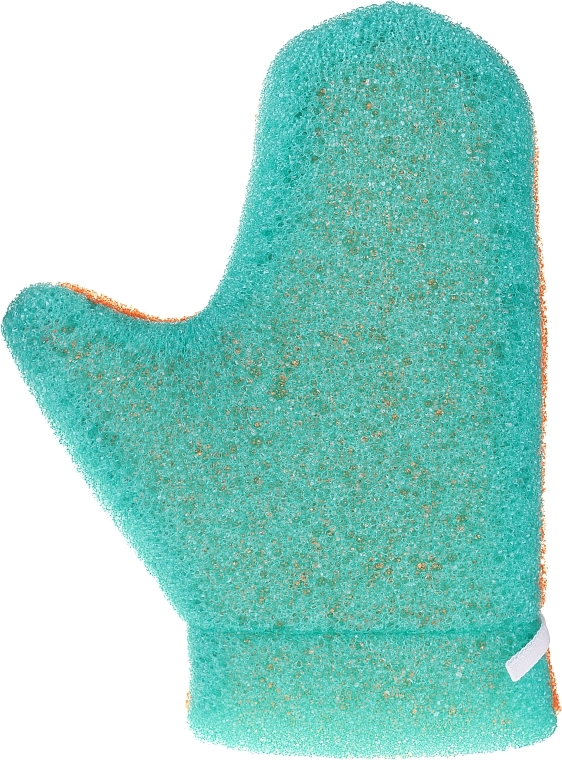 Massage-Handschuh Aqua 6021 grün-orange - Donegal Aqua Massage Glove — Bild N1