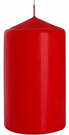 Zylindrische Kerze 70x120 mm rot  - Bispol — Bild N1