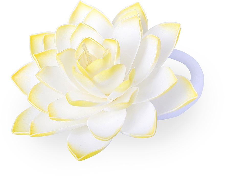 Haargummi Gelber Lotus - Katya Snezhkova — Bild N2