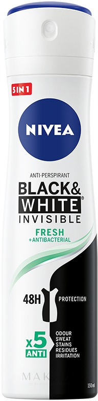 Deospray Antitranspirant - NIVEA Invisible Fresh Antiperspirant — Foto 150 ml
