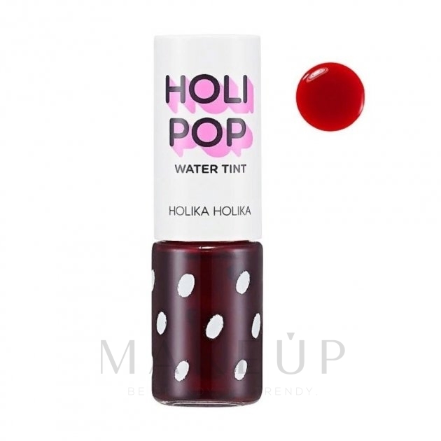 Lippentönung - Holika Holika Holi Pop Water Tint — Bild 01 - Tomato