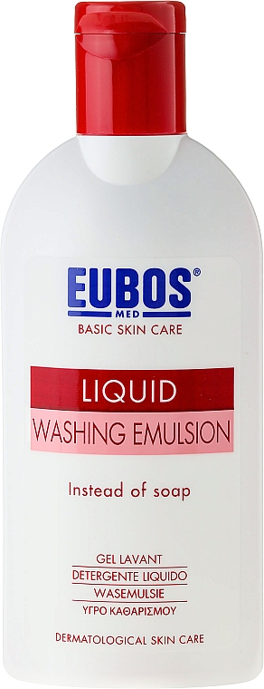 Flüssige Wasch-, Dusch- und Badeemulsion - Eubos Med Basic Skin Care Liquid Washing Emulsion Red — Bild N2