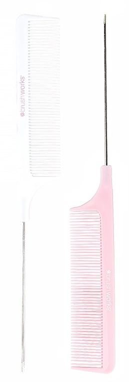 Schwanzkamm 2 St. - Brushworks Professional Needle Combs  — Bild N2