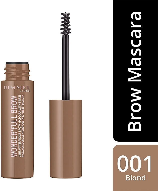 Wasserfeste Augenbrauen-Mascara - Rimmel Wonder Full Brow — Bild N2