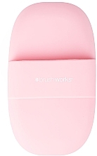 Reinigungs-Silikonpad für Make-up-Pinsel groß - Brushworks Makeup Brush Cleaner Tray  — Bild N2