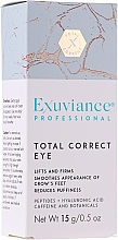 Düfte, Parfümerie und Kosmetik Professionelle Augencreme mit Peptiden und Hyaluronsäure - Exuviance Professional Total Correct Eye
