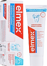 Spezielle Zahnpasta für glatte und natürlich weiße Zähne - Elmex Toothpaste Intensive Cleaning — Bild N2