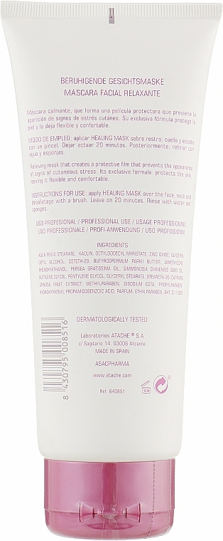 Beruhigende Gesichtsmaske - Atache Soft Derm Healing Mask — Bild N2