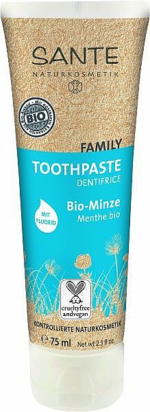 Zahnpasta mit Bio-Minze - Sante Tootpaste