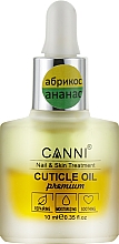 Nagelhautöl mit Aprikose und Ananas - Canni Cuticle Oil Premium — Bild N1