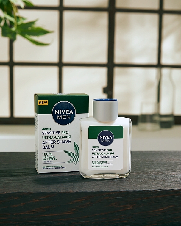 After-Shave-Balsam mit Hanföl und Vitamin E für empfindliche Haut - Nivea Men Sensitive Pro Ultra-calming — Bild N4