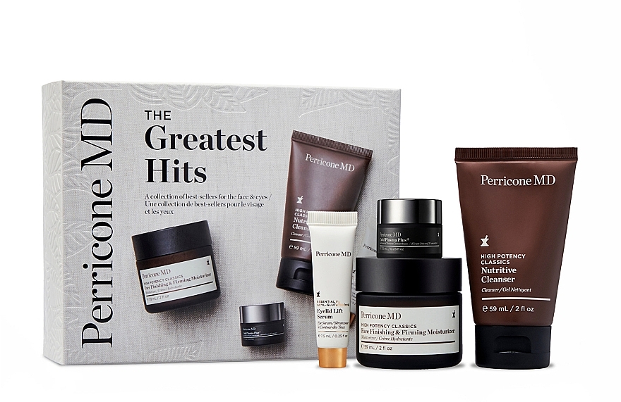 Set - Perricone MD High Potency The Greatest Hits (eye/ser/7.5ml + f/ser/7.5ml + f/cr/59ml + f/cleanser/59ml) — Bild N1