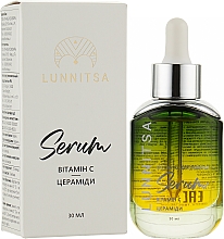 Pflegendes Nachtserum mit Vitamin C und Ceramiden - Lunnitsa Night Face Serum — Bild N2