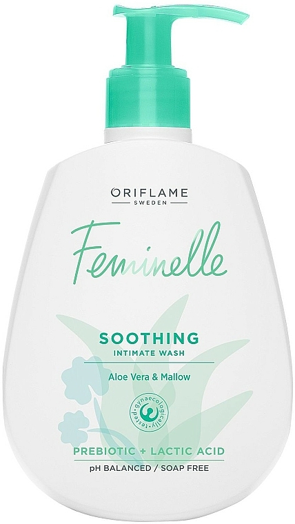 Beruhigendes Intimhygiene-Gel mit Aloe Vera und Malven - Feminelle Soothing Intimate Wash — Bild N1