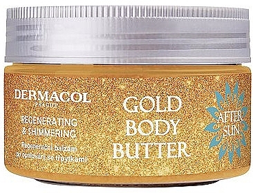 After-Sun-Körperöl - Dermacol After Sun Gold Regenerating Shimmering Body Butter — Bild N1