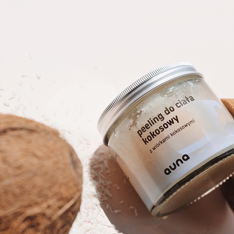 Weichmachendes Körperpeeling mit Kokosnuss - Auna Coconut Body Scrub — Bild N4