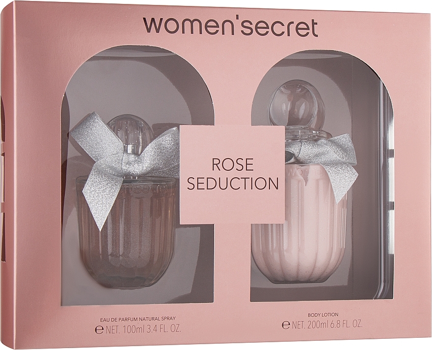 Women Secret Rose Seduction - Duftset (Eau de Parfum 100ml + Körperlotion 200ml) — Bild N1