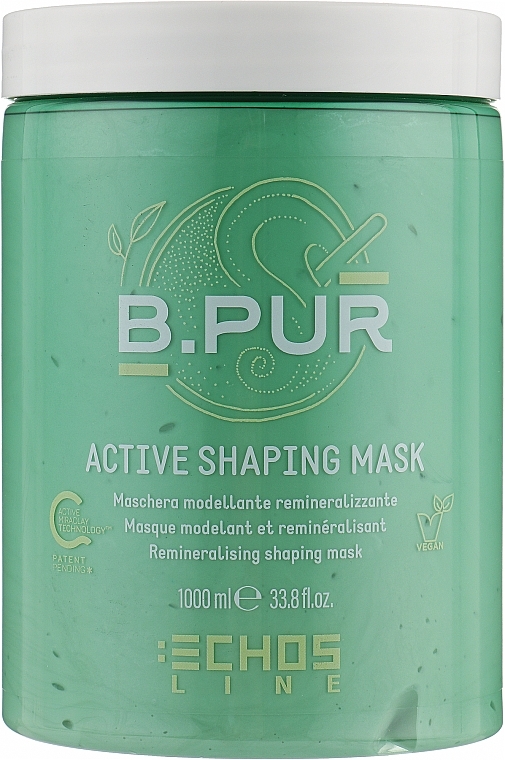 Haarmaske - Echosline B.Pur Remineralising Shaping Mask — Bild N3