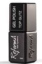 Düfte, Parfümerie und Kosmetik Gel Nagelüberlack mit Glitter - ReformA Nail Systems Gel Polish Top Glitz