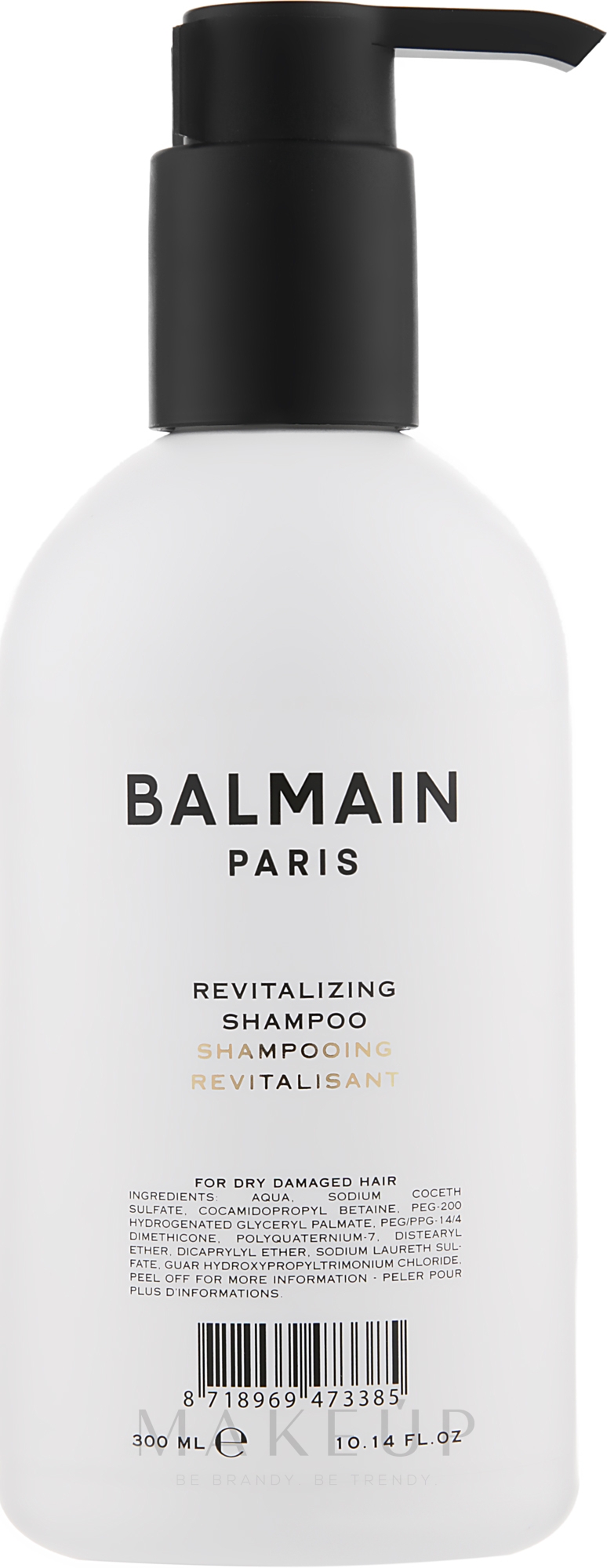 Revitalisierendes und nährendes Shampoo für trockenes und strapaziertes Haar - Balmain Paris Hair Couture Revitalizing Shampoo — Bild 300 ml