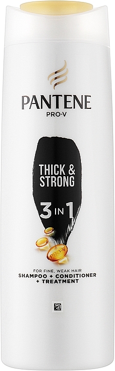 3in1 Shampoo für dickes und festes Haar - Pantene Pro-V Total Fullness Shampoo — Bild N1