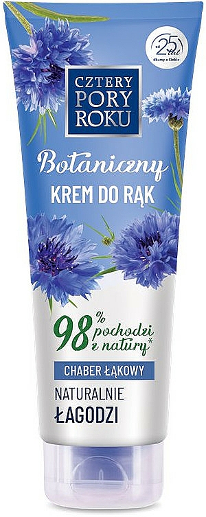 Beruhigende Handcreme mit Kornblume - Cztery Pory Roku Botanical Soothing Hand Cream — Bild N1