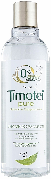 Shampoo für normales bis fettiges Haar mit Bio Grüntee-Extrakt - Timotei  — Foto N7